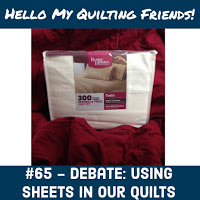 Should I quilt with bed sheets?